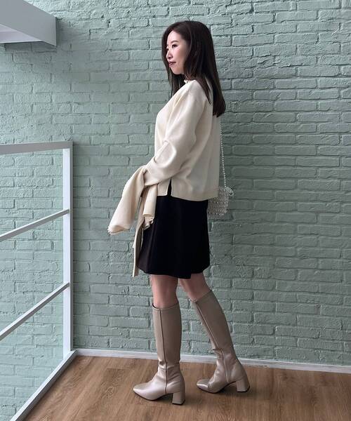 couture brooch（クチュールブローチ）の「◆【マシンウォッシャブル】ウーリッシュフレアキュロット（その他パンツ・レディース・グレー/ブラウン系その他・36/40/38）」の18枚目の写真