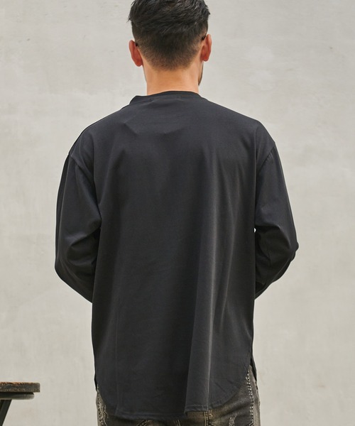 SILVER BULLET(シルバーバレット)の「『CavariA/キャバリア』シルケットライクロングスリーブ(Tシャツ/カットソー・メンズ・ホワイト/ブラック・L/XL/M)」の8枚目の写真