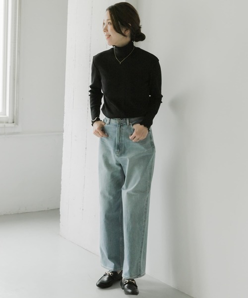 URBAN RESEARCH Sonny Label(アーバンリサーチサニーレーベル)の「『再入荷』『UR TECH』蓄熱ハイネックプルオーバー(Tシャツ/カットソー・レディース・オフホワイト/グレー/チャコールグレー/ブラック・FREE)」の18枚目の写真