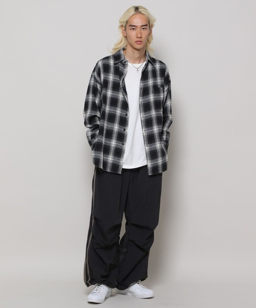 3.3 Field Trip (3.3フィールドトリップ)の「3.3 Field Trip/サイドライン NYLON パンツ ナイロン 2985725(その他パンツ・メンズ・チャコール/ブラック・FREE)」の17枚目の写真