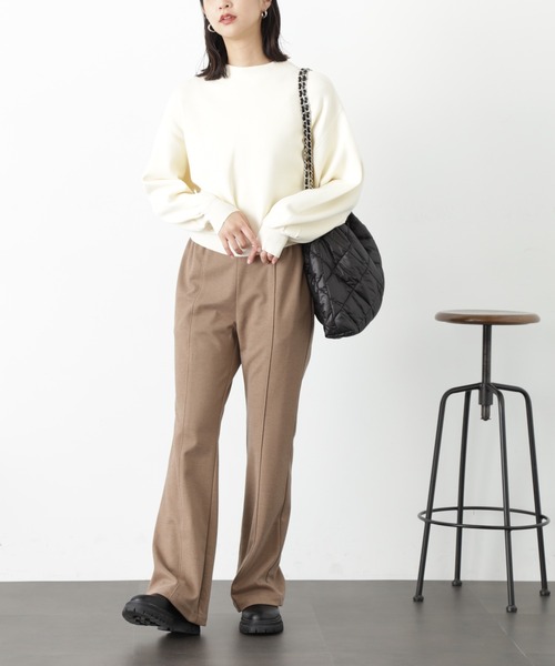 FREE'S MART（フリーズマート）の「◆ウォームジャージフレアパンツ（その他パンツ・レディース・ベージュ/ブラック/モカ・MEDIUM/SMALL/X-SMALL）」の14枚目の写真