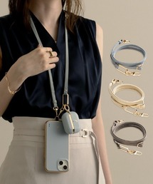 salisty | salisty noble レザー ショルダーストラップ(スマホグッズ)