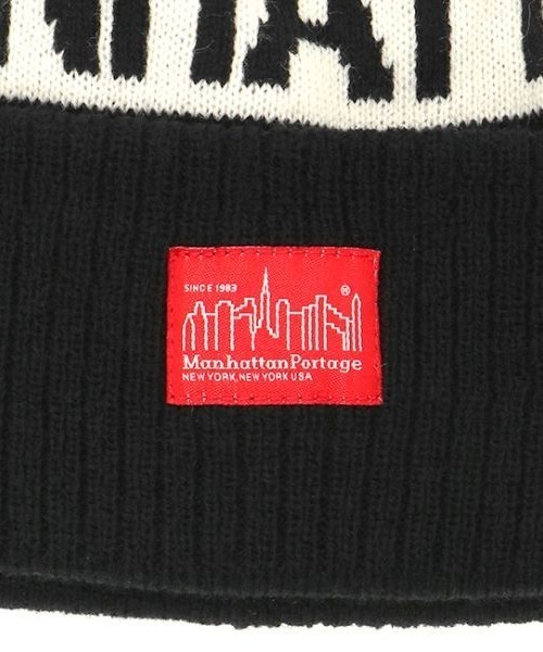 Manhattan Portage（マンハッタンポーテージ）の「Manhattan Portage/マンハッタンポーテージ ビーニー PONPON JACQUARD WATCH MP218（ニットキャップ/ビーニー・メンズ・ブラック/ネイビー/ブラウン/レッド・FREE）」の17枚目の写真