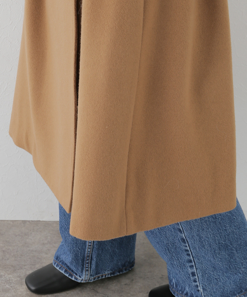 ✨極美品✨ スローブイエナ 23AW カシミヤ混ウールトレンチコート マキシ丈 ✨極美品✨ スローブイエナ 23AW カシミヤ混ウールトレンチコート