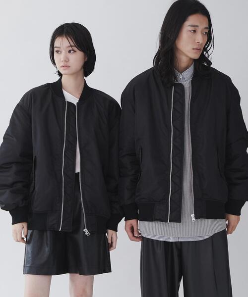 THE STANDARD（ザスタンダード）の「WEGO/ナイロンMA-1（MA-1・メンズ・カーキ/ブラック・MEDIUM/LARGE）」の6枚目の写真