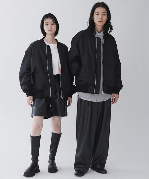 THE STANDARD（ザスタンダード）の「WEGO/ナイロンMA-1（MA-1・メンズ・カーキ/ブラック・MEDIUM/LARGE）」の7枚目の写真