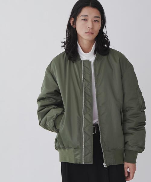 THE STANDARD（ザスタンダード）の「WEGO/ナイロンMA-1（MA-1・メンズ・カーキ/ブラック・MEDIUM/LARGE）」の18枚目の写真