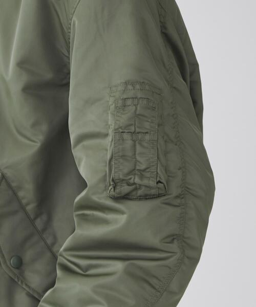 THE STANDARD（ザスタンダード）の「WEGO/ナイロンMA-1（MA-1・メンズ・カーキ/ブラック・MEDIUM/LARGE）」の10枚目の写真