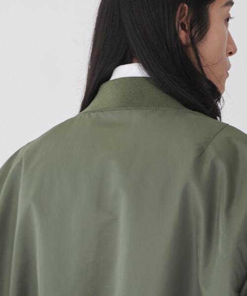 THE STANDARD（ザスタンダード）の「WEGO/ナイロンMA-1（MA-1・メンズ・カーキ/ブラック・MEDIUM/LARGE）」の12枚目の写真