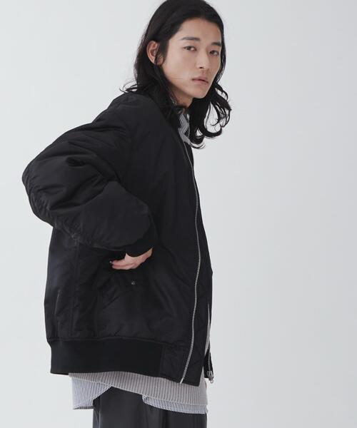 THE STANDARD（ザスタンダード）の「WEGO/ナイロンMA-1（MA-1・メンズ・カーキ/ブラック・MEDIUM/LARGE）」の13枚目の写真