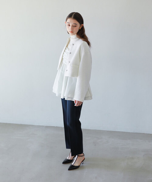 La TOTALITE（ラトータリテ）の「ラメツィードビジュージャケット