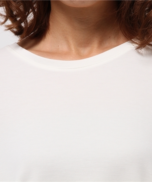 mystic（ミスティック）の「レーヨンシンプルワンピース（ワンピース・レディース・キャメル/オフホワイト/カーキ/ブラック・ﾌﾘ-）」の5枚目の写真