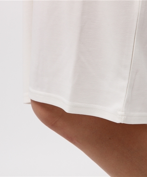 mystic（ミスティック）の「レーヨンシンプルワンピース（ワンピース・レディース・キャメル/オフホワイト/カーキ/ブラック・ﾌﾘ-）」の8枚目の写真