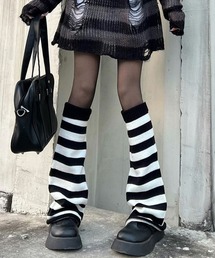 ボーダー」に該当するレディースのレッグウォーマーファッション通販