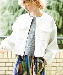 Jines（ジネス）の「リップルダンボールコクーンフォルムブルゾン（ブルゾン）」