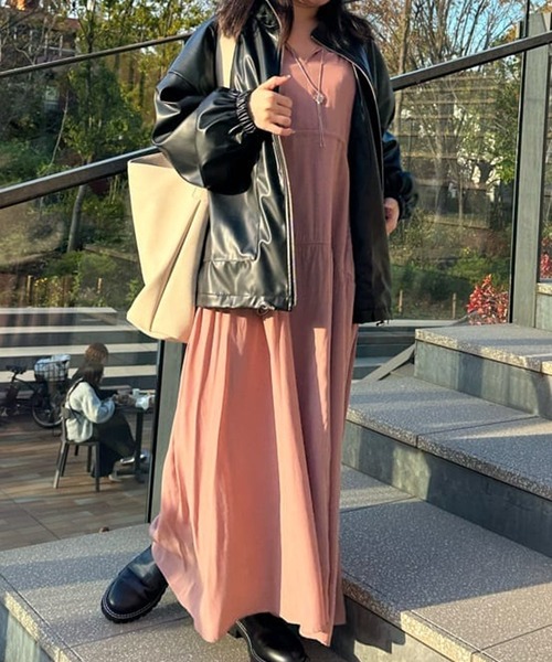 un dix cors（アンディコール）の「フェイクレザーショルダーバッグ（ショルダーバッグ・レディース・ブラック/アイボリー・FREE）」の17枚目の写真