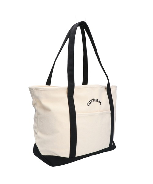 CONVERSE（コンバース）の「【CONVERSE/コンバース】CV ARCH TOTE BAG L アーチロゴトートL（トートバッグ・メンズ・グリーン/ホワイト/ネイビー/ブラック・FREE）」の6枚目の写真