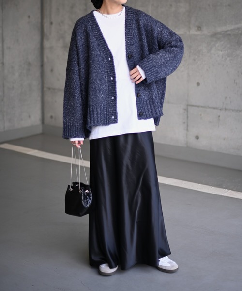 Marient（マリエント）の「畦編みミックスニットCD（ニット/セーター・レディース・ネイビー/ベージュ・FREE）」の18枚目の写真