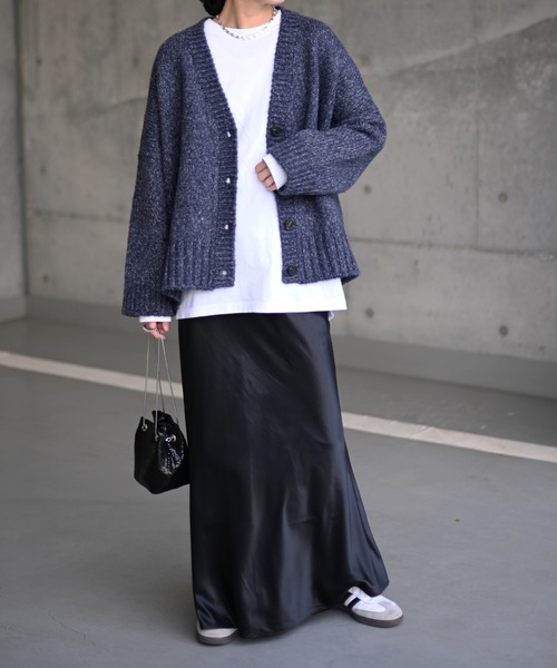 Marient（マリエント）の「畦編みミックスニットCD（ニット/セーター・レディース・ネイビー/ベージュ・FREE）」の21枚目の写真