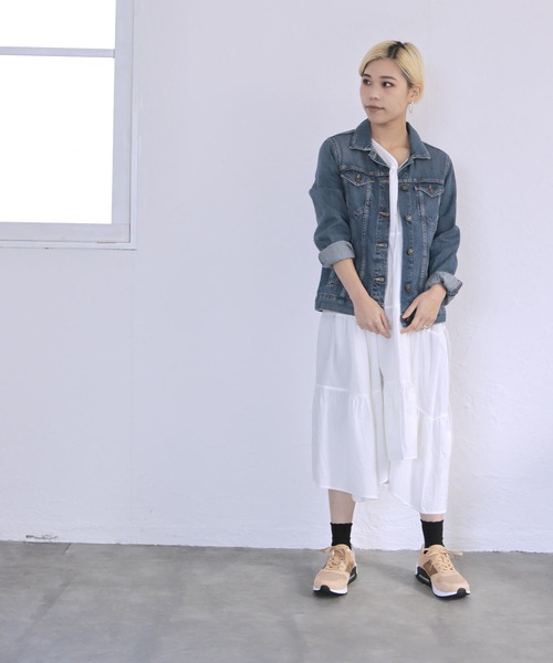 grandfleur（グランドフルール）の「軽量厚底 メッシュ エアーソール スニーカー（スニーカー・レディース・ベージュ/ブラック/グレー・23.0cm/23.5cm/24.0cm/24.5cm/22.5cm/25.0cm）」の14枚目の写真