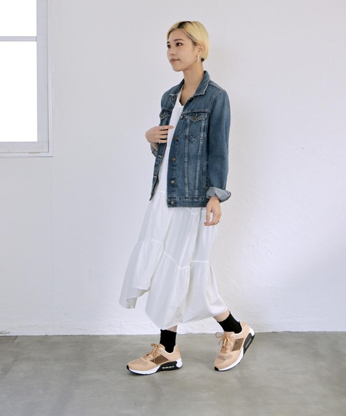 grandfleur（グランドフルール）の「軽量厚底 メッシュ エアーソール スニーカー（スニーカー・レディース・ベージュ/ブラック/グレー・23.0cm/23.5cm/24.0cm/24.5cm/22.5cm/25.0cm）」の17枚目の写真