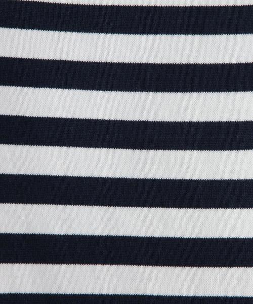 green label relaxing（グリーンレーベルリラクシング）の「【KIDS】STDK GLR ボーダープルオーバー（Tシャツ/カットソー・キッズ・ブラック/ライトグレー/ネイビー・105/135/115/95/125）」の10枚目の写真