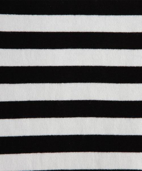 green label relaxing（グリーンレーベルリラクシング）の「【KIDS】STDK GLR ボーダープルオーバー（Tシャツ/カットソー・キッズ・ブラック/ライトグレー/ネイビー・105/135/115/95/125）」の12枚目の写真