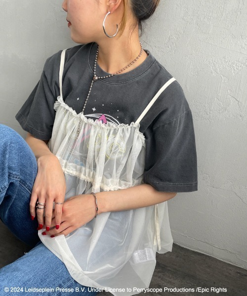 GOOD ROCK SPEED（グッドロックスピード）の「【VERY 5月号掲載】[GOOD ROCK SPEED/グッドロックスピード] 別注 AC/DC ロックプリントTシャツ（Tシャツ/カットソー・レディース・チャコール・XL/L/F）」の6枚目の写真