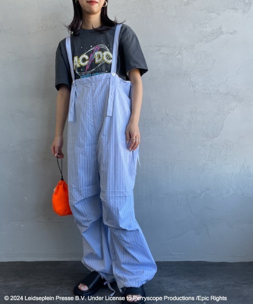 GOOD ROCK SPEED（グッドロックスピード）の「【VERY 5月号掲載】[GOOD ROCK SPEED/グッドロックスピード] 別注 AC/DC ロックプリントTシャツ（Tシャツ/カットソー・レディース・チャコール・XL/L/F）」の4枚目の写真