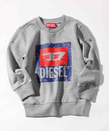 DIESEL（ディーゼル）Kids & Junior ブランドロゴ長袖スウェットプルオーバー