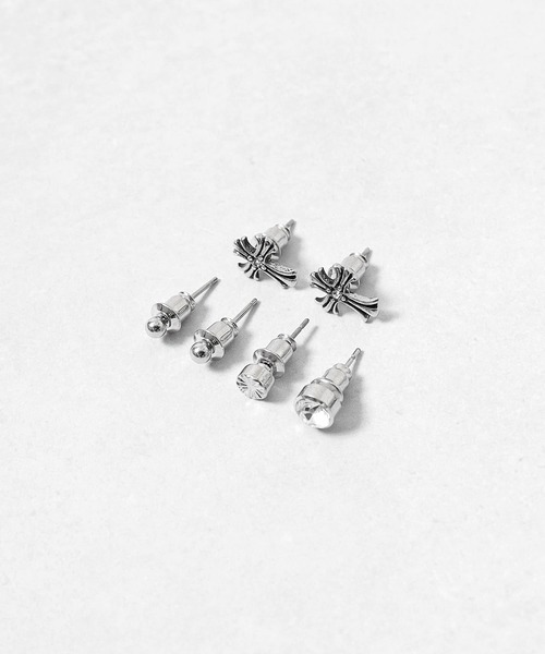 Diliraba(ディリラバ)の「Diliraba 6点セット ピアス DEU06C(ピアス(両耳用)・メンズ・T/S/R/I/G/B/F/E/D/C/N/M/L/K/X/Q/O/J/H/A/W/V/U/P・FREE)」の5枚目の写真