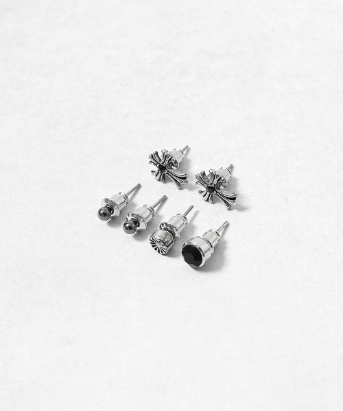 Diliraba(ディリラバ)の「Diliraba 6点セット ピアス DEU06C(ピアス(両耳用)・メンズ・T/S/R/I/G/B/F/E/D/C/N/M/L/K/X/Q/O/J/H/A/W/V/U/P・FREE)」の6枚目の写真