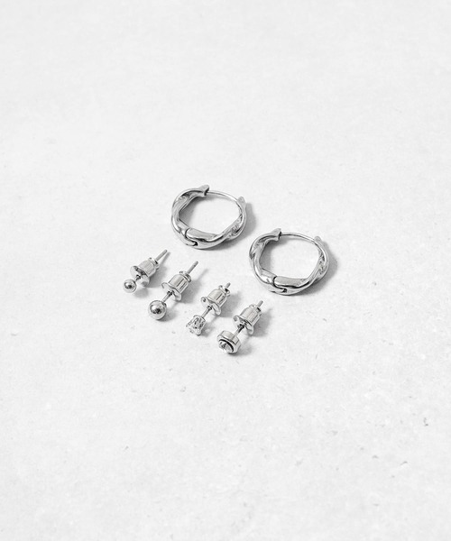 Diliraba(ディリラバ)の「Diliraba 6点セット ピアス DEU06C(ピアス(両耳用)・メンズ・T/S/R/I/G/B/F/E/D/C/N/M/L/K/X/Q/O/J/H/A/W/V/U/P・FREE)」の18枚目の写真