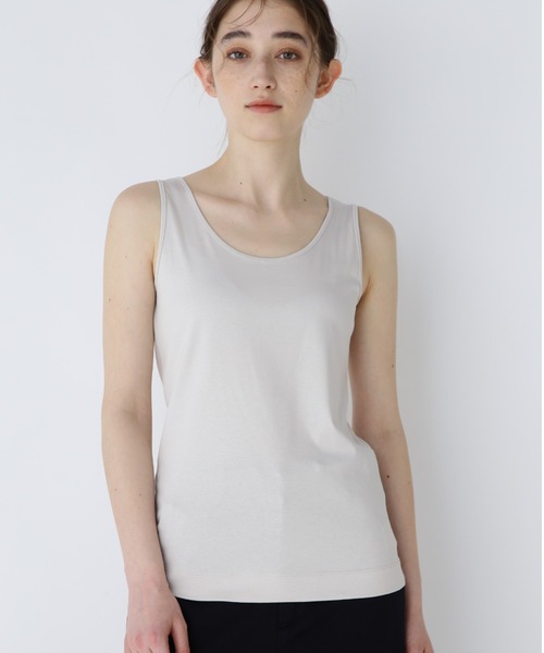 ◆オーガニックスムースタンクトップ（タンクトップ）｜human woman（ヒューマンウーマン）