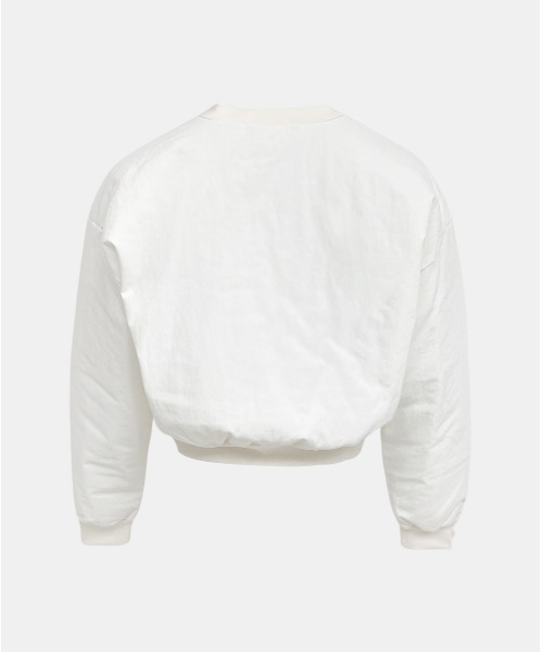 Cozy&Kitsch（コージーアンドキッチ）の「Cozy＆Kitsch Pasadena V-neck Padded Sweatshirt（スウェット・レディース・ブラック/ネイビー/アイボリー・FREE）」の5枚目の写真