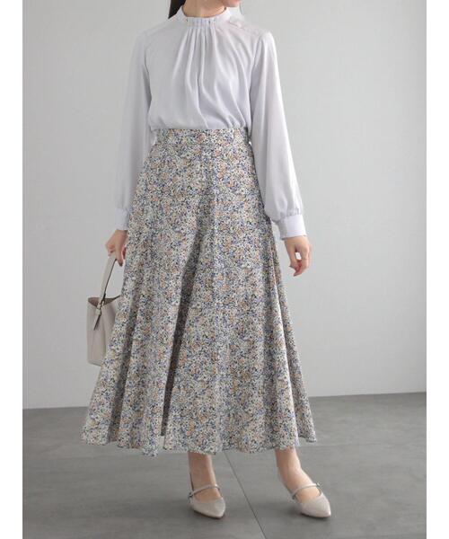 Te chichi（テチチ）の「フロントタックスタンドブラウス（シャツ/ブラウス・レディース・グリーン/キナリ/オフホワイト/グレー・F）」の8枚目の写真