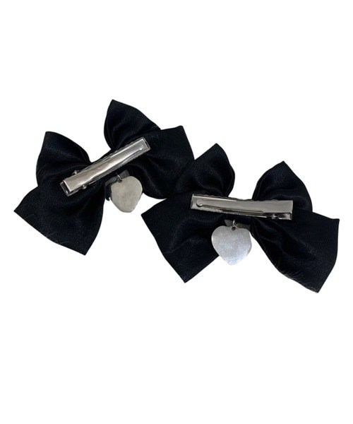 Hauls（ハウルズ）の「双子ちゃんおリボンクリップ（バレッタ/ヘアクリップ・レディース・ブラック・FREE）」の4枚目の写真