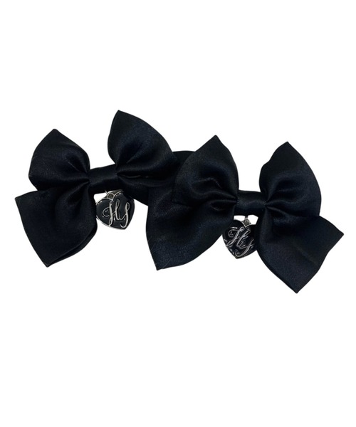 Hauls（ハウルズ）の「双子ちゃんおリボンクリップ（バレッタ/ヘアクリップ・レディース・ブラック・FREE）」の3枚目の写真