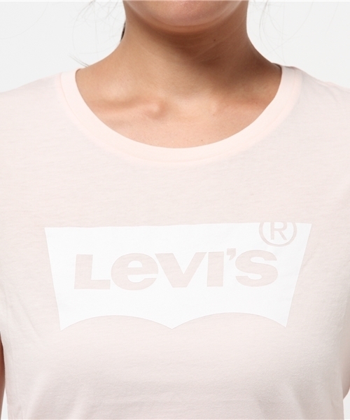 Levi's（リーバイス）の「スリムクルーネックTシャツ/オーガニックコットン（Tシャツ/カットソー・レディース・ピンク・SMALL/MEDIUM/X-SMALL）」の7枚目の写真