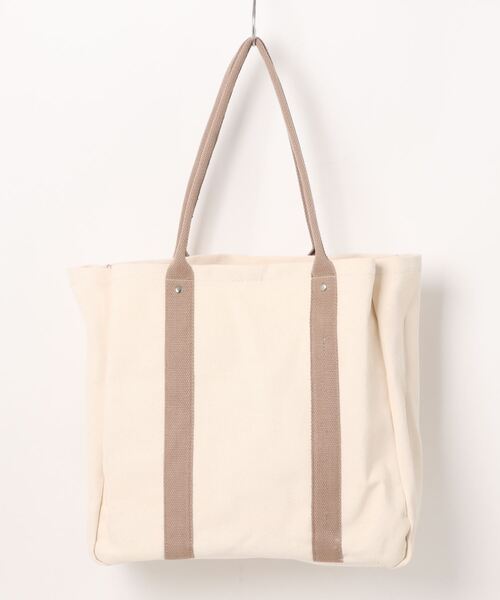 BACK NUMBER(バックナンバー)の「【BACK NUMBER】キャンバスペアレンツバック(トートバッグ・メンズ・キナリ/ブラウン・ONE SIZE)」の3枚目の写真