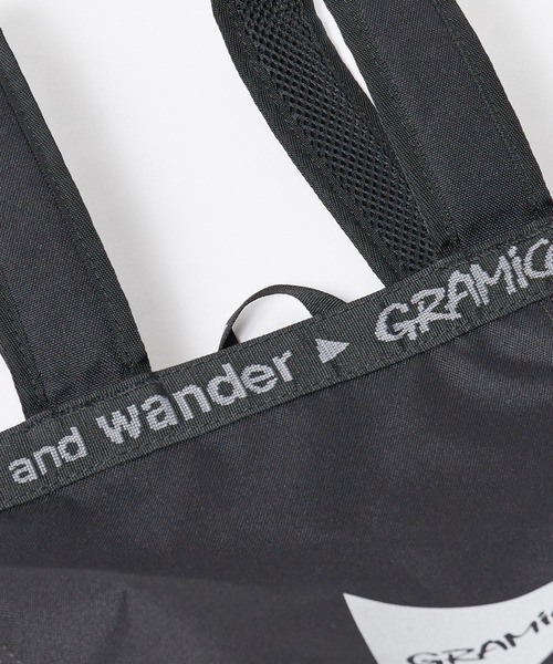 and wander(アンドワンダー)の「and wander/アンドワンダー×GRAMICCI/グラミチ MULTI PATCHWORK 2WAY PACK リュック(バックパック/リュック・メンズ・ブラック/オリーブ・FREE)」の9枚目の写真