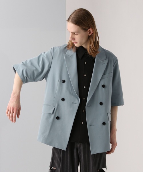 HARE 【接触冷感 SET UP対応】ダブルジャケット HARE（ハレ）の「【接触冷感 SET UP対応】ダブルジャケット