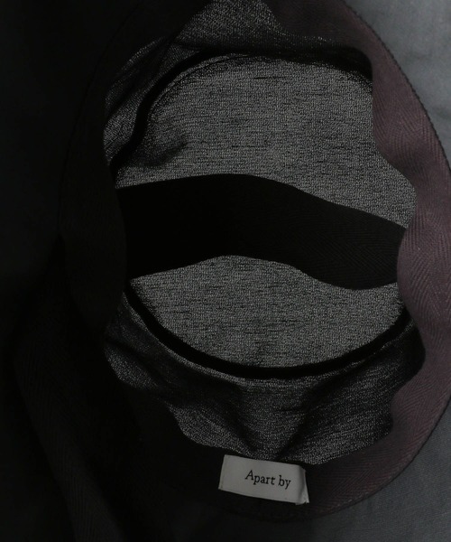 A part by(アパートバイ)の「リボンバケットハット(ハット・レディース・ブラック/グレー・FREE)」の6枚目の写真