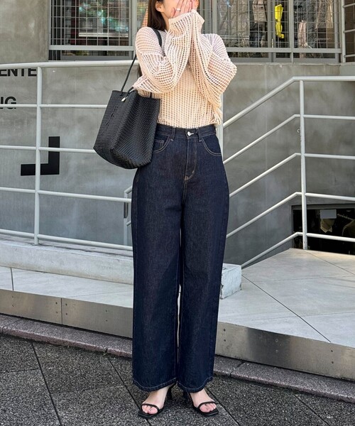 fredy emue（フレディエミュ）の「ラメメッシュプルオーバー（ニット/セーター・レディース・アイボリー/ブラウン/ブルー・38）」の17枚目の写真