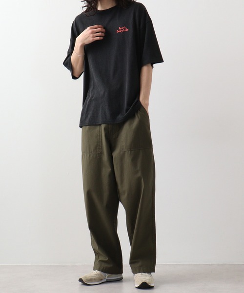 FUNALIVE（ファンアライブ）の「ｵｰﾊﾞｰｻｲｽﾞ ｽﾉｰｳｫｯｼｭ加工 レトロTｼｬﾂ レトロベア　半袖（Tシャツ/カットソー・メンズ・スミクロ/ブラック/ダークグリーン/ネイビー・LL/L/M）」の13枚目の写真