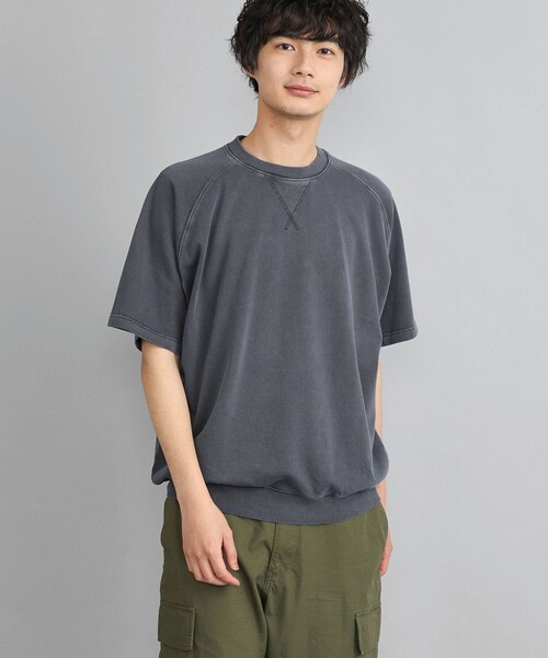 coen(コーエン)の「ピグメントスウェットTシャツ(Tシャツ/カットソー・メンズ・ダークグリーン/ネイビー/ダークグレー・S/M/L)」の16枚目の写真