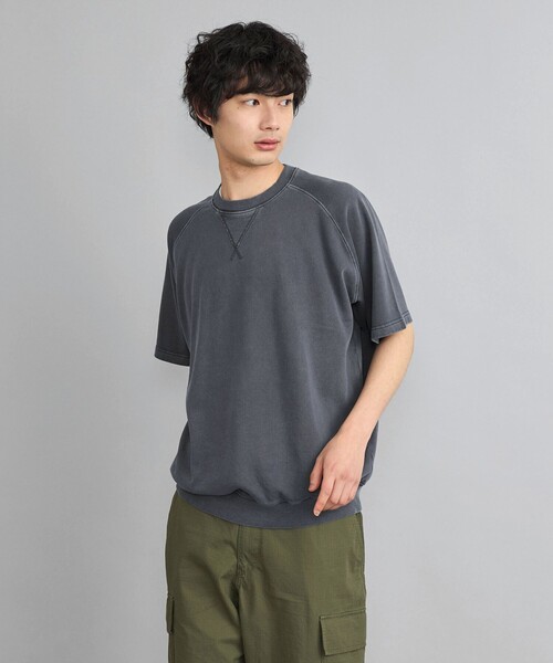 coen(コーエン)の「ピグメントスウェットTシャツ(Tシャツ/カットソー・メンズ・ダークグリーン/ネイビー/ダークグレー・S/M/L)」の18枚目の写真