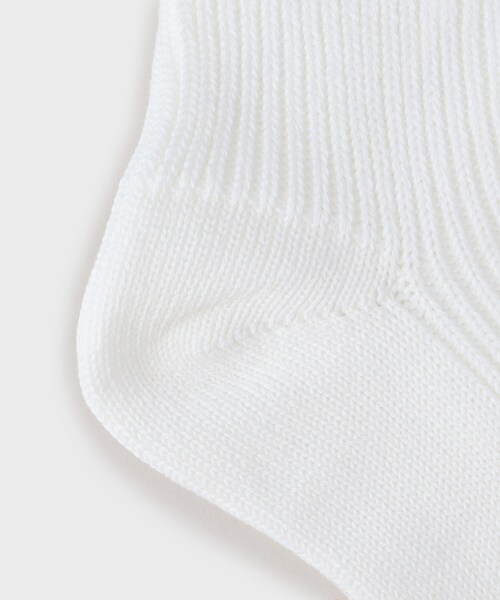 TAKEO KIKUCHI（タケオキクチ）の「【日本製】ライン リブソックス（ソックス/靴下・メンズ・ホワイト系1/ホワイト系5/ホワイト系9・00）」の4枚目の写真