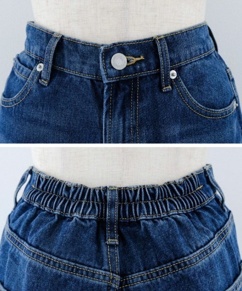 aquagarage(アクアガレージ)の「ダメージストレートデニムパンツ 春 夏 秋 冬 M | アクアガレージ aquagarage(デニムパンツ・レディース・ブラック/ブルー/サックスブルー/ブラック系その他・M)」の7枚目の写真
