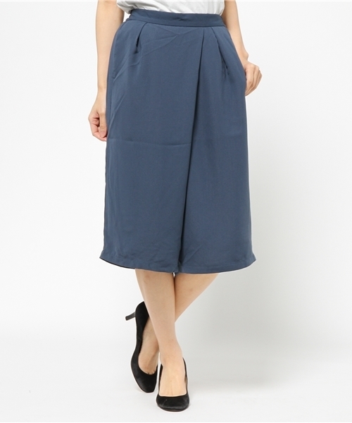 PANTS...(パンツ)の「ジョーゼットバギーパンツ(その他パンツ・レディース・ネイビー/ブラック・SMALL/MEDIUM/LARGE)」の2枚目の写真